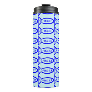 Pisces Star Sign Fish Thermal Tumbler