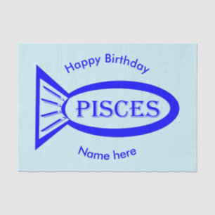 Pisces Star Sign Fish Tissue Paper
