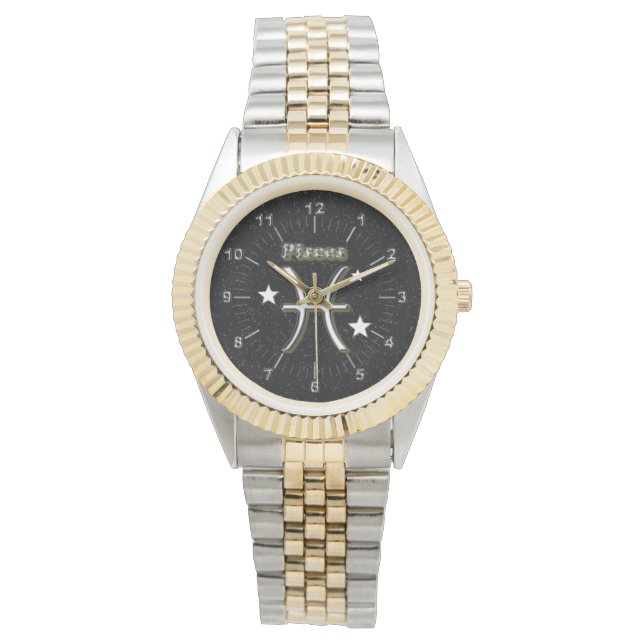 Pisces symbol watch (Front)