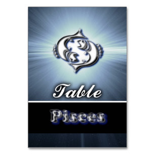 Pisces Table Number