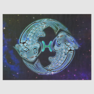 pisces the fish zodiac tissue paper