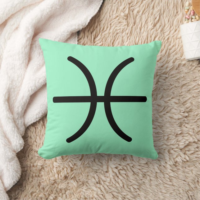 Pisces Throw Pillow (Blanket)