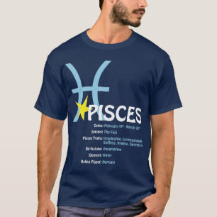 Pisces Traits Dark T-Shirt
