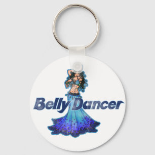 Pisces Vintage Belly Dancer Keychain