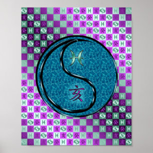 Pisces & Water Boar Poster