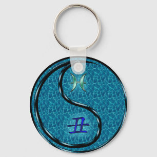 Pisces & Water Ox Keychain