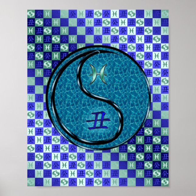 Pisces & Water Ox Poster (Front)