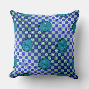 Pisces & Water Ox Throw Pillow