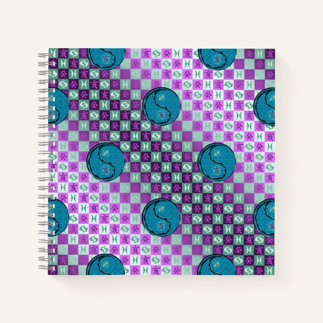 Pisces & Water Rooster Notebook (Front)