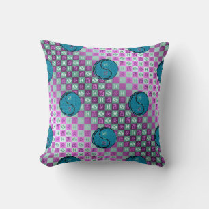 Pisces & Water Rooster Throw Pillow