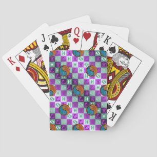 Pisces & Wood Boar Playing Cards