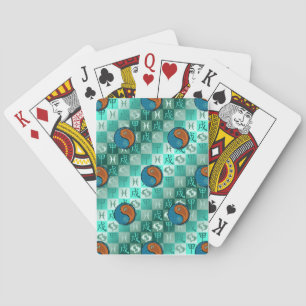 Pisces & Wood Dog Playing Cards