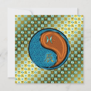 Pisces & Wood Dragon Card