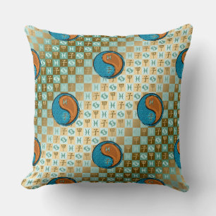 Pisces & Wood Rat  Throw Pillow