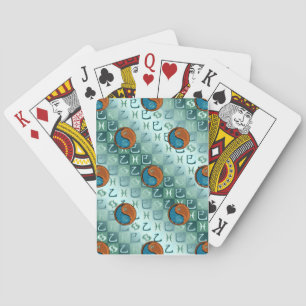 Pisces & Wood Snake Playing Cards