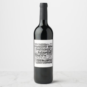 Pisces Word Cloud Zodiac Inspiration Wine Labels