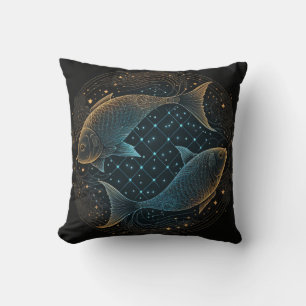 Pisces Zodiac Astrological Pillow