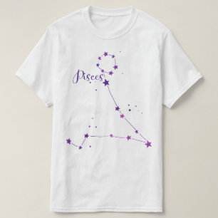 Pisces Zodiac Constellation T-shirt