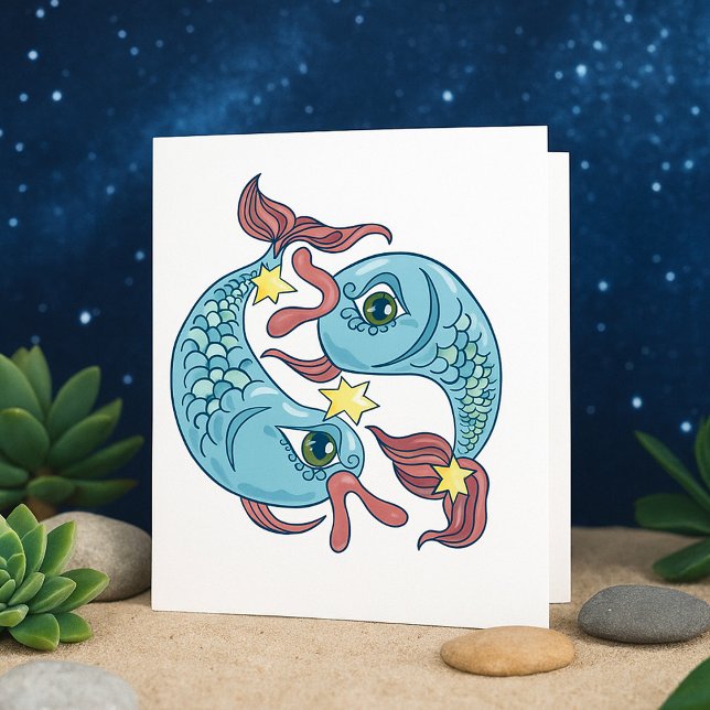 Pisces Zodiac Fish Horoscope Invitation (Creator Uploaded)