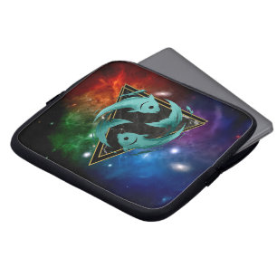 Pisces Zodiac Gift Astrology Laptop Sleeve