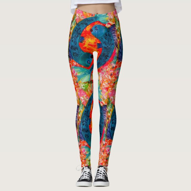 Pisces Zodiac Leggings (Front)