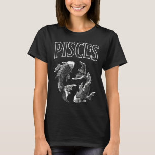 Pisces Zodiac Sign Astrology Horoscope T-Shirt