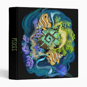 Pisces Zodiac Sign Binder