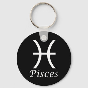 'Pisces' Zodiac Sign Keychain