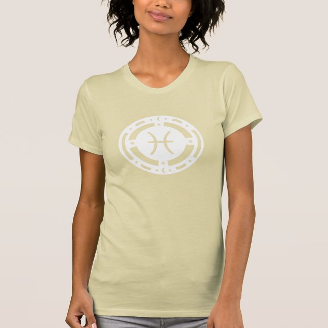 Pisces Zodiac Sign T-Shirt (Front)