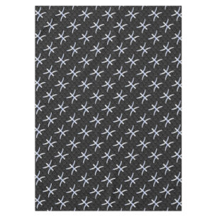 Pisces Zodiac Silver Symbol Black Snake Skin style Tablecloth