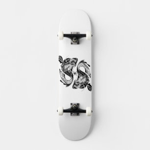 Pisces Zodiac Skateboard