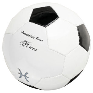 Pisces Zodiac Symbol Element by Kenneth Yoncich Soccer Ball