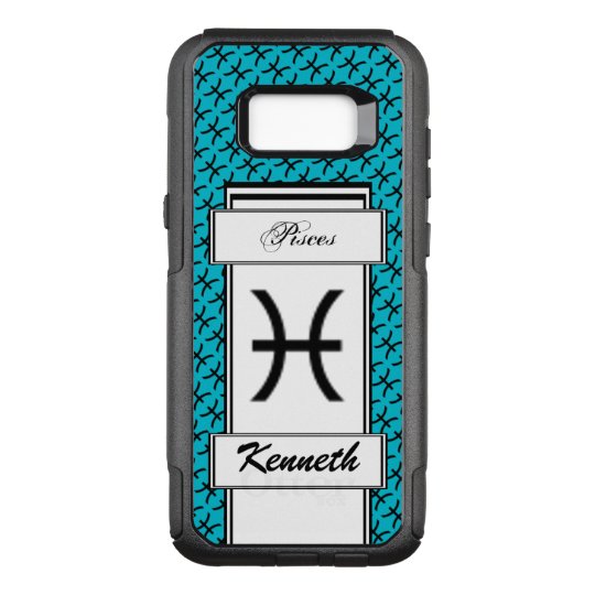 Pisces Zodiac Symbol Standard by Kenneth Yoncich OtterBox Commuter Samsung Galaxy S8+ Case