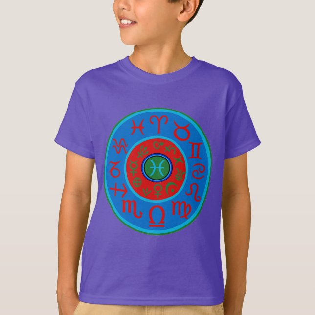 Pisces Zodiac T-Shirt (Front)