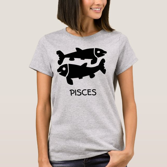 Pisces Zodiac T-Shirt (Front)