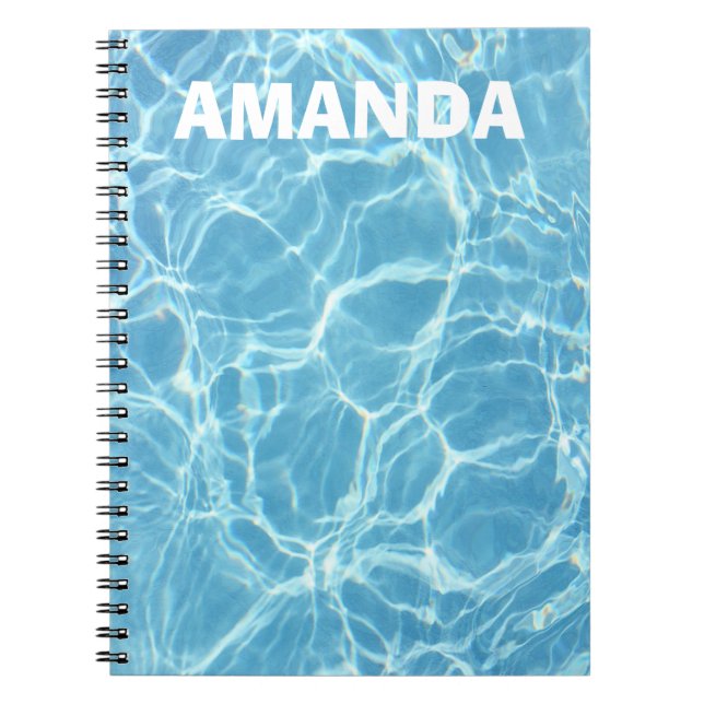 Piscine Carnet personnalisé (Devant)