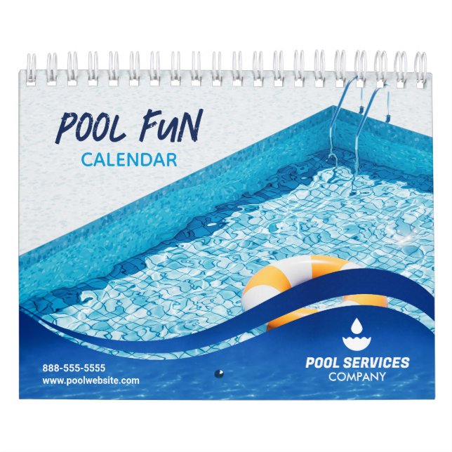 Piscines | Calendrier de l'entreprise Pool Service (Protection)