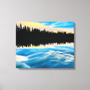 Pisew Falls Provincial Park   Canada Canvas Print