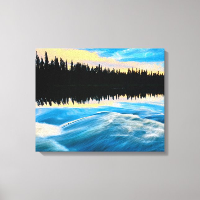 Pisew Falls Provincial Park | Canada Canvas Print (Front)