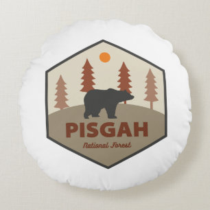 Pisgah National Forest Bear Throw Pillow