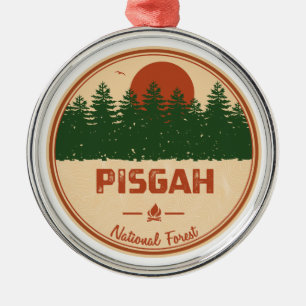 Pisgah National Forest Metal Ornament