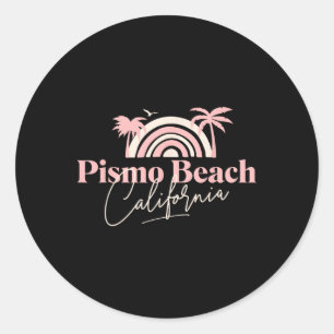 Pismo Beach _3 Classic Round Sticker