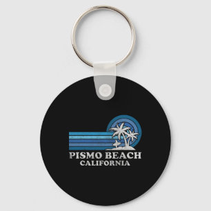 Pismo Beach California Family Summer Vacation Vint Keychain