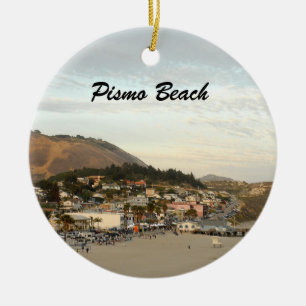 Pismo Beach California Photo Christmas Ornament
