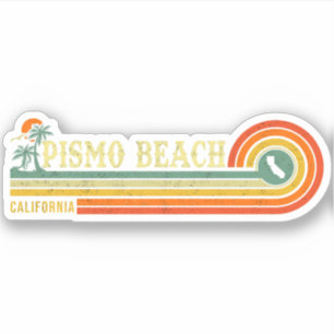 Pismo Beach California Vintage Palm Tree 60s