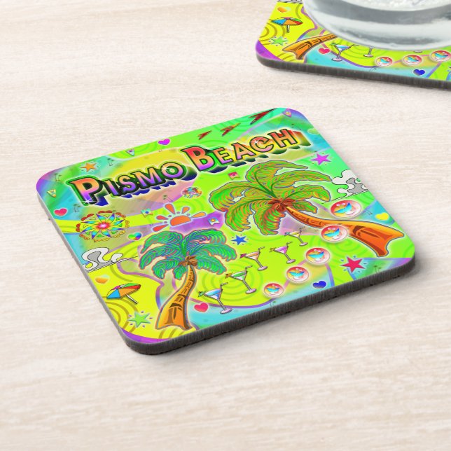 Pismo Beach Mind Focus Coaster (Left Side)