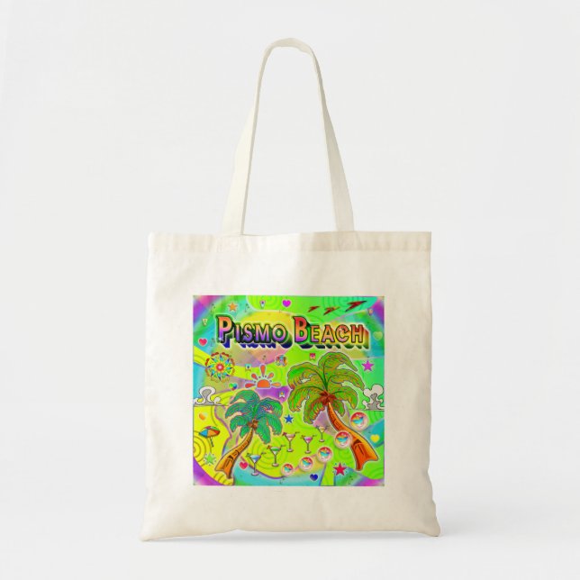 Pismo Beach Mind Focus Tote Bag (Front)