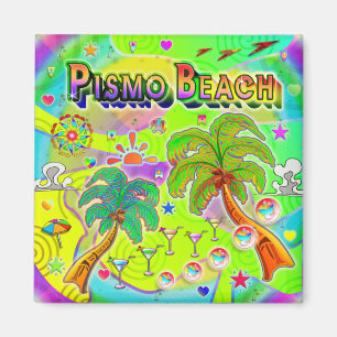 Pismo Beach Mind Magnet