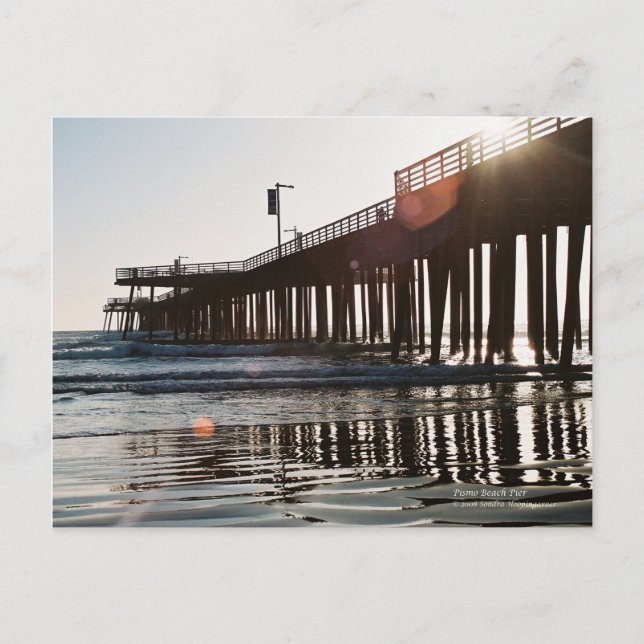 Pismo Beach Pier Postcard (Front)