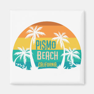 Pismo Beach Retro Magnet